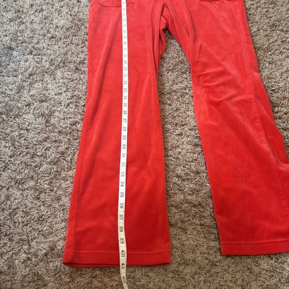 Juicy Couture Velour Tracksuit Y2K Red With Silver Logo Hoodie (XL) & Pants (L) - Picture 10 of 10